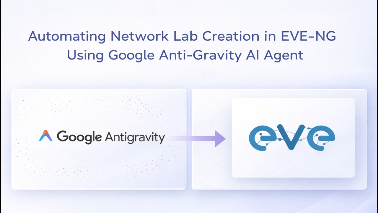 Automating Network Lab Creation in EVE-NG Using Google Anti-Gravity AI Agent