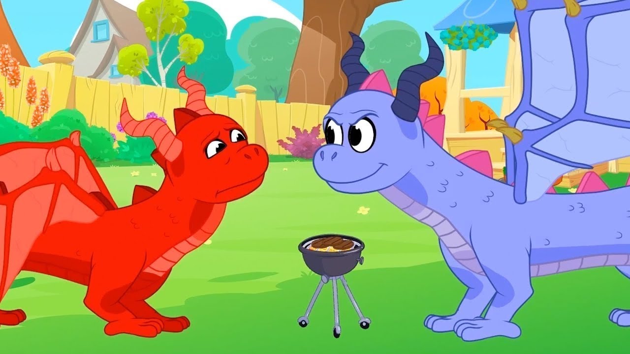 Mein Haustierdrache Morphle im Garten – Drachenvideos für Kinder