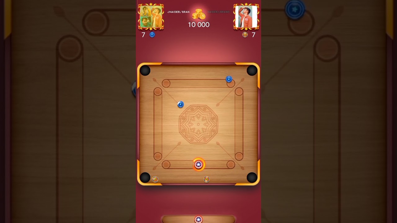 indirect shot hard game play #haiderbrandgaming #carrompool #autoplay_video #carrom