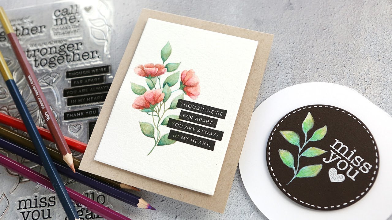 No-Line Watercoloring (and Gouache!) with Watercolor Pencils!