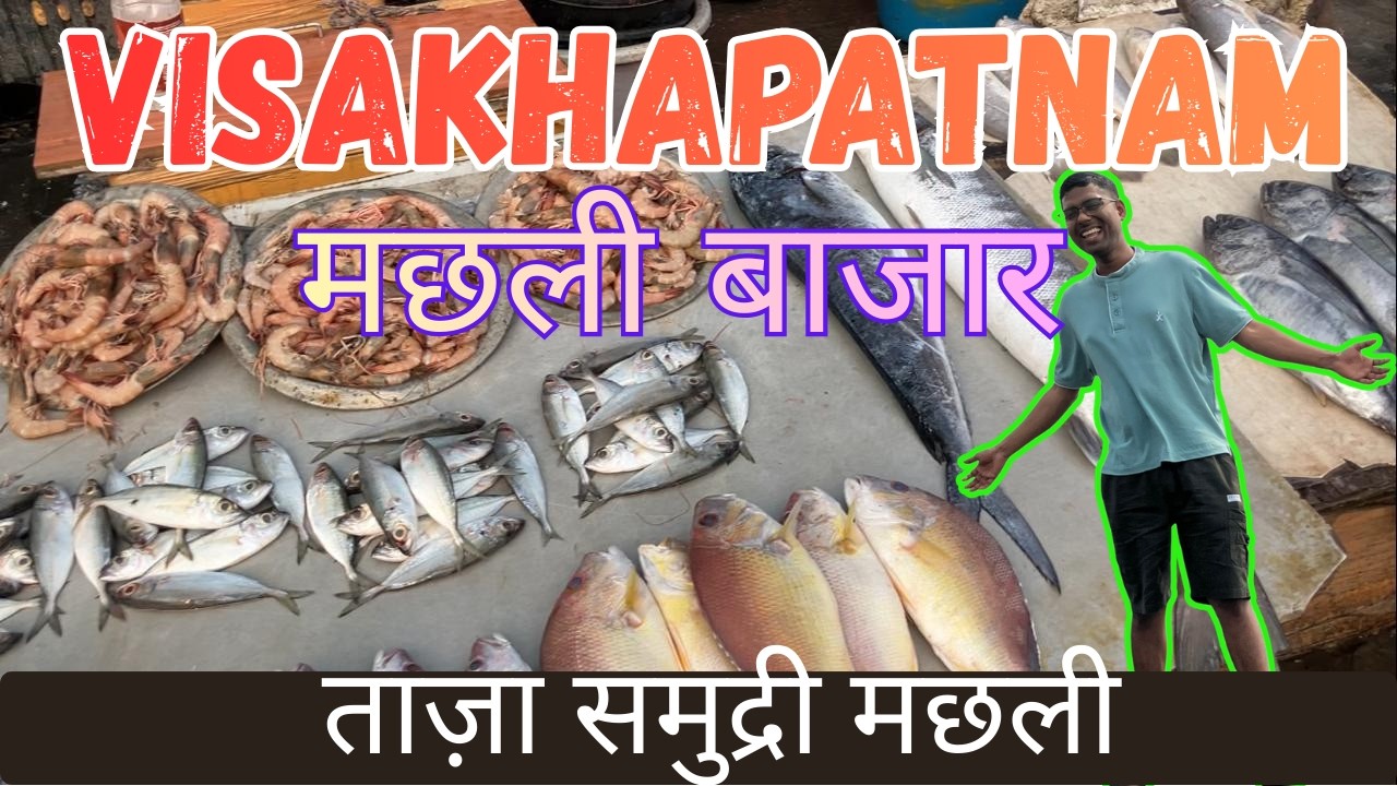 Visakhapatnam fish market | Vizag | Hindi vlogs