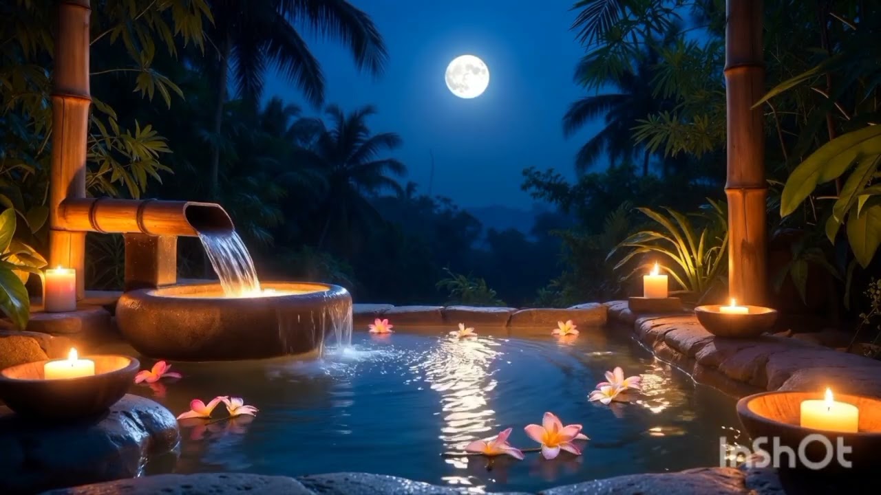 Waterfall Sleep Music 🌊 Relaxing Nature Sounds for Deep Sleep, Stress Relief & Anxiety Reduction