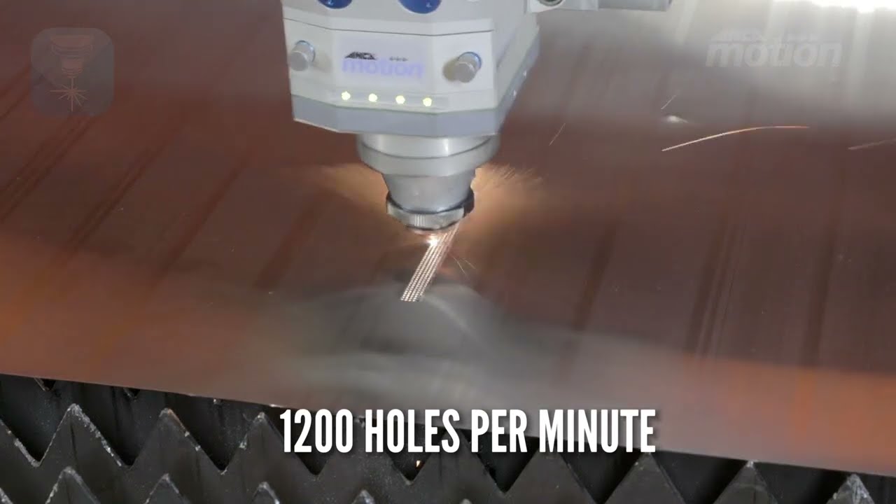 Laser 2D Cutting | Experience the speed of 1200 holes per minute.