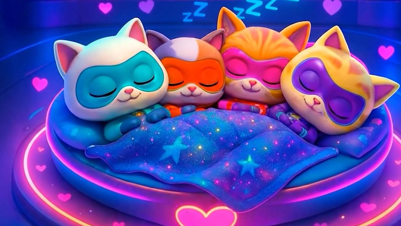 Super Kittys Lullaby Sleep Time: Relaxing Music for Kids' Naps & Bedtime -3 hours! #lullabies