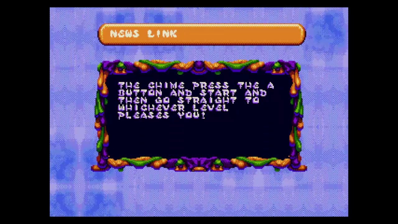 [SEGA CHANNEL] Menu Demo (December 1994 Unused Alternate)