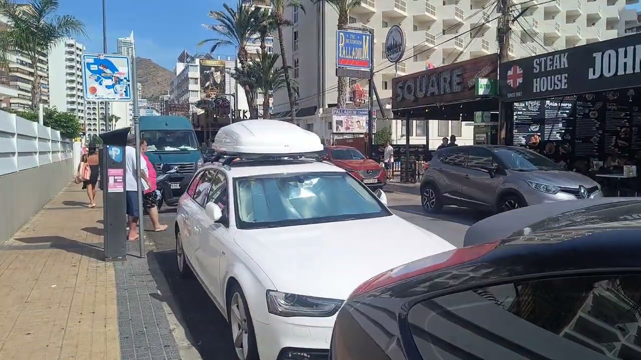 A short walk around Benidorm bars and I was introduced to Charlie whoever he is 🤣