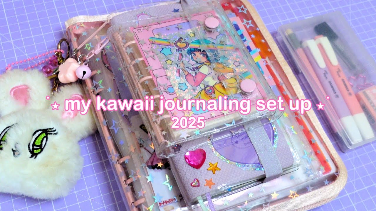 my kawaii journal setup 2025 ⋆｡&deg;✩
