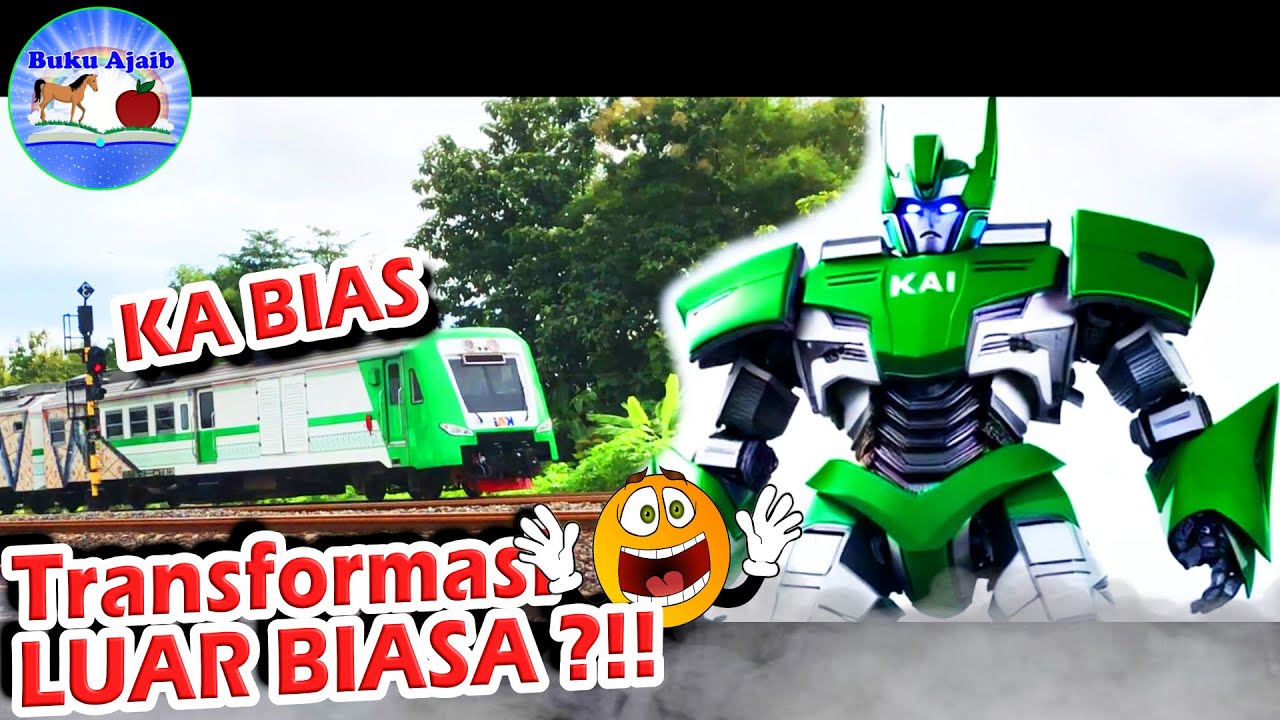 WAW !! Tranformasi Kereta Api Bias yang Luar Biasa ?! | Sekilas Info | Buku Ajaib