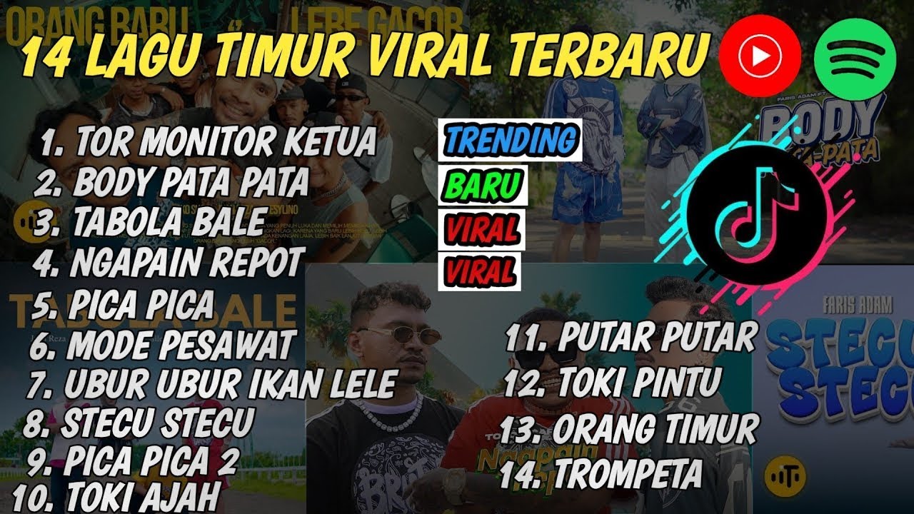 14 LAGU TIMUR 2025 VIRAL ｜ TOR MONITOR KETUA, BODY PATA PATA, TABOLA BALE, NGAPAIN REPOT STECU DTECU