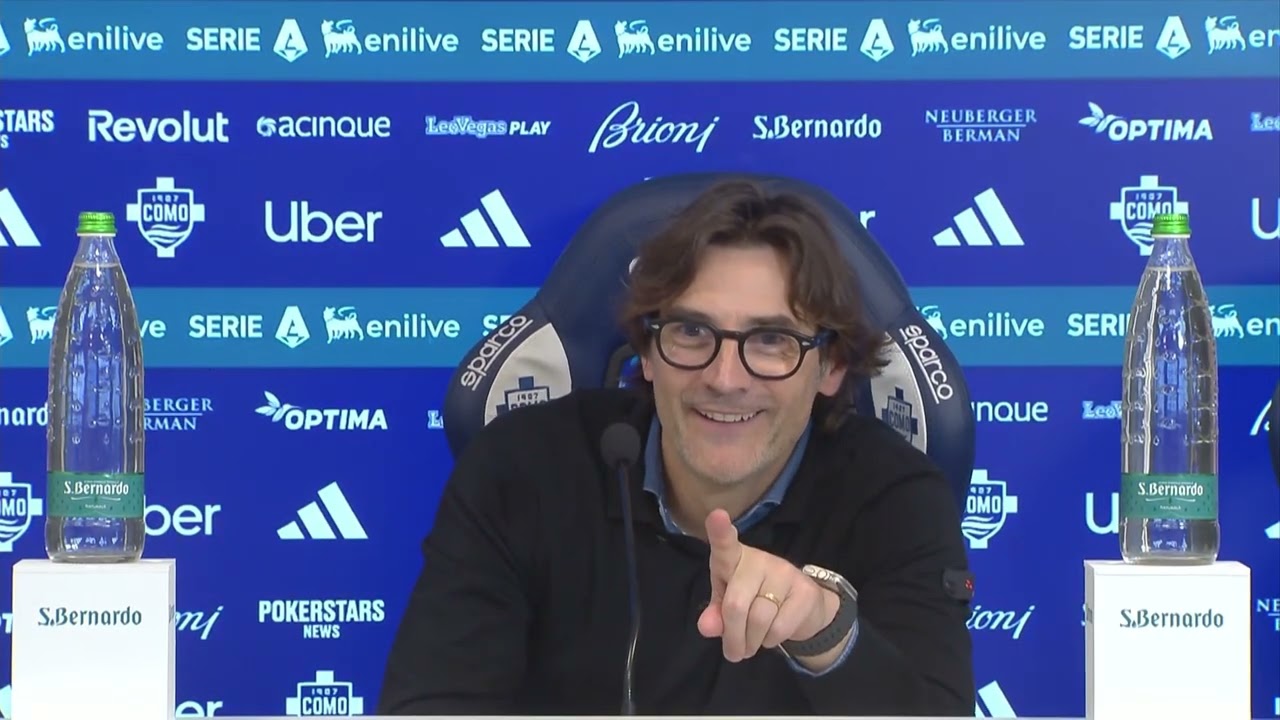 Conferenza stampa di mister Paolo Vanoli al termine di Como vs Fiorentina