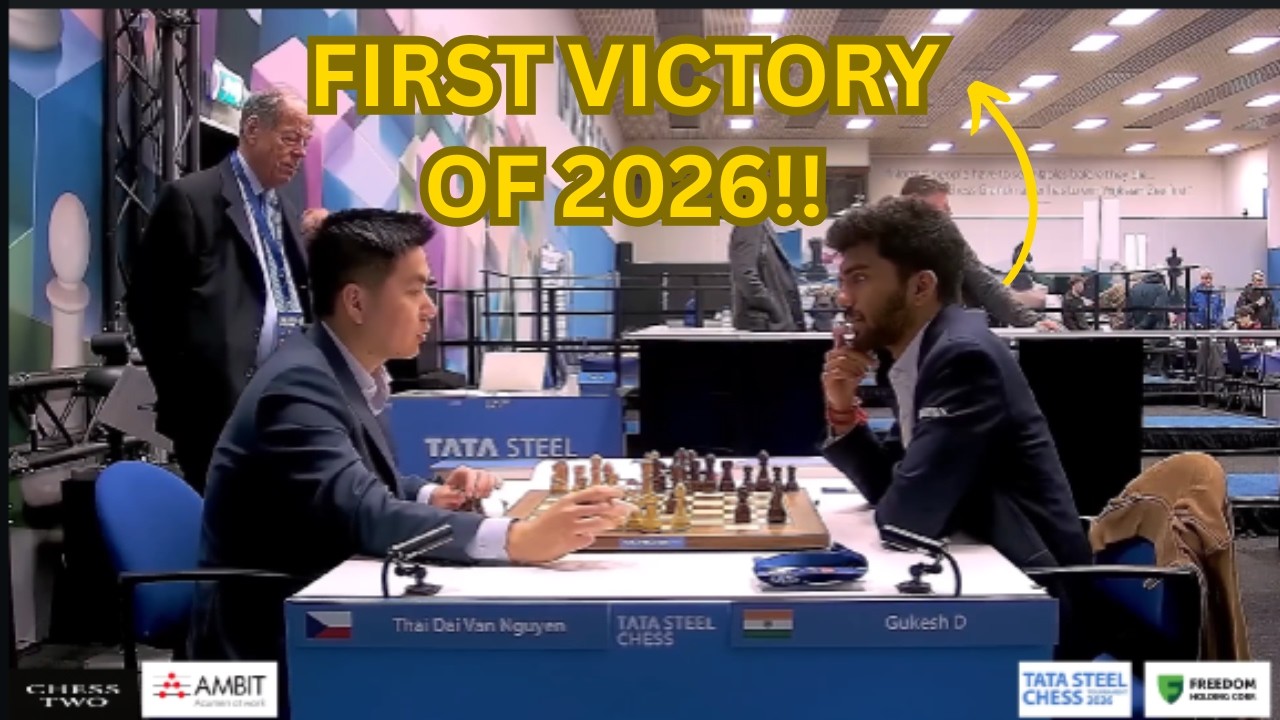 First Victory of 2026: Nguyen Thai Dai Van vs D Gukesh