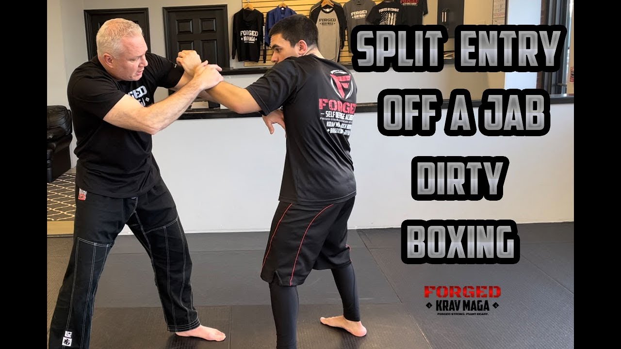 Split Entry / Inside Defense Off A Jab Dirty Boxing - Forged Krav Maga Self Defense