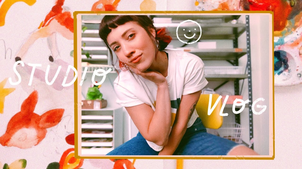 ☺︎ NEW STAMP, PATREON, PACKING ORDERS ☺︎ STUDIO VLOG