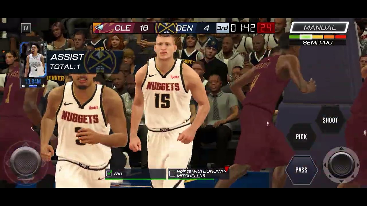 James harden on the Cavs 2k mobile 