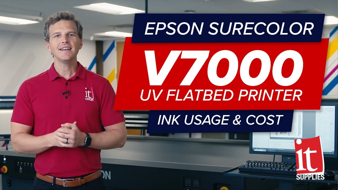 Расход чернил и стоимость печати для планшетного УФ-принтера EPSON SureColor V7000