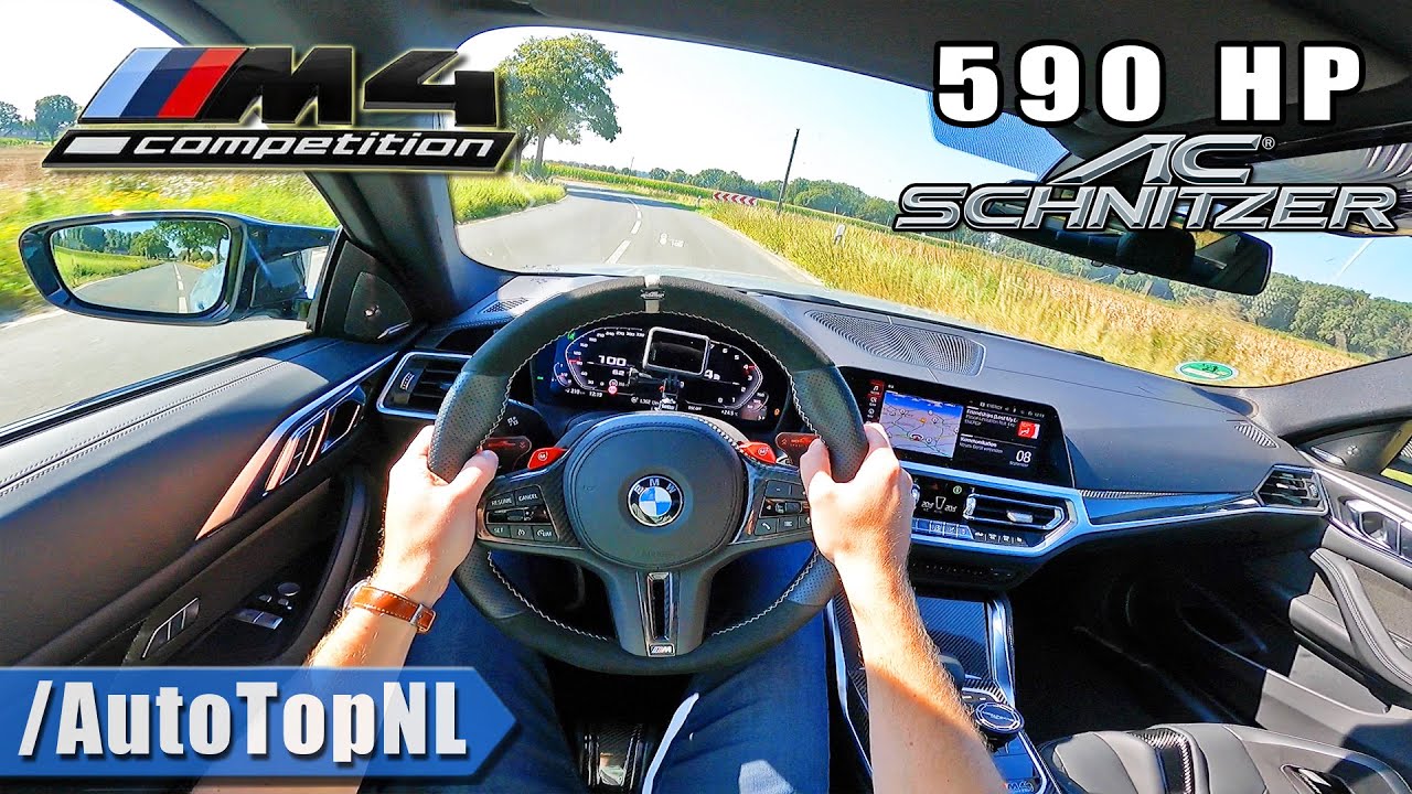 BMW M4 Competition G82 | 590HP AC Schnitzer | POV Test Drive by AutoTopNL