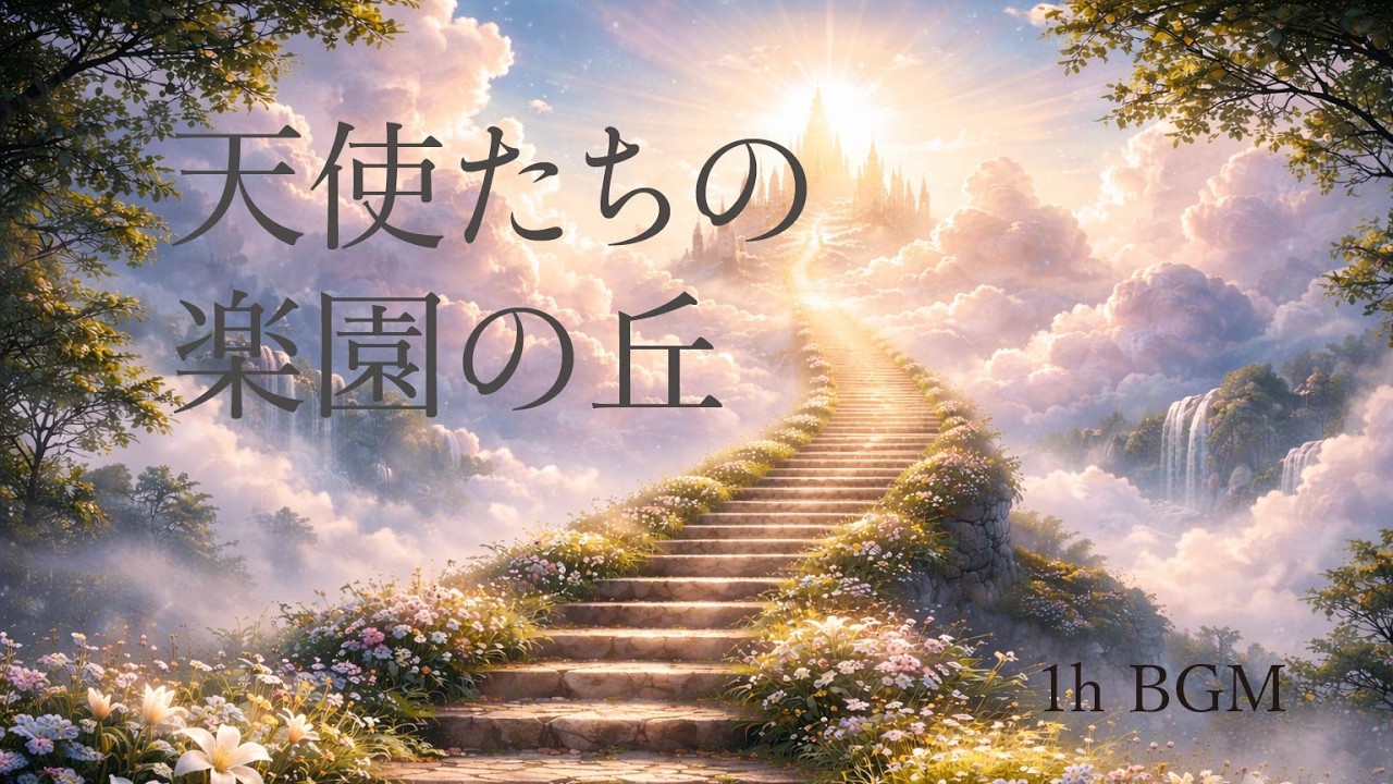 【作業用・睡眠用BGM】ゆったり落ちつく朝、天使たちの楽園〜beautiful and mystical songs〜