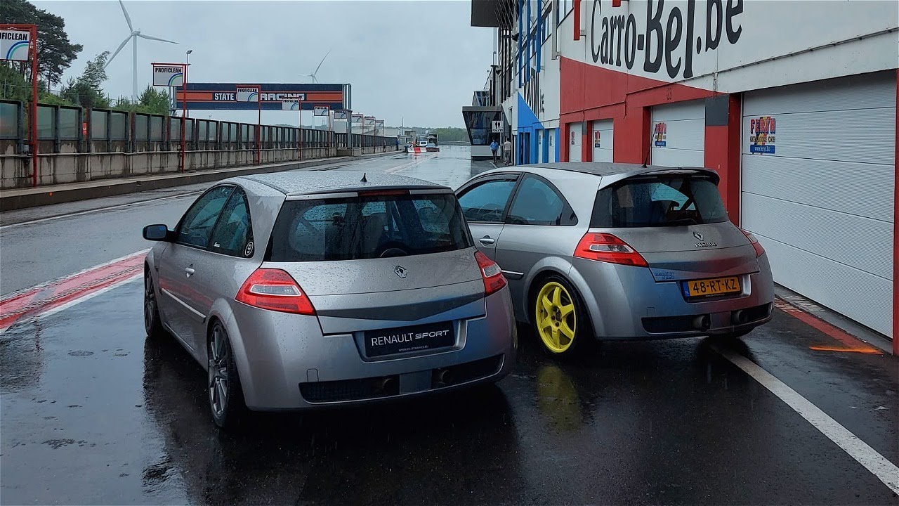 Trackday in EXTREMELY WET conditions! - Circuit Zolder - Renault Megane 2 RS