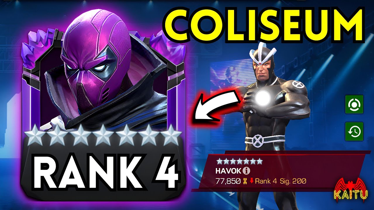 EASIEST OPTION for Solo Coliseum HAVOK?! MAX DAMAGE R4 PROWLER - MCOC