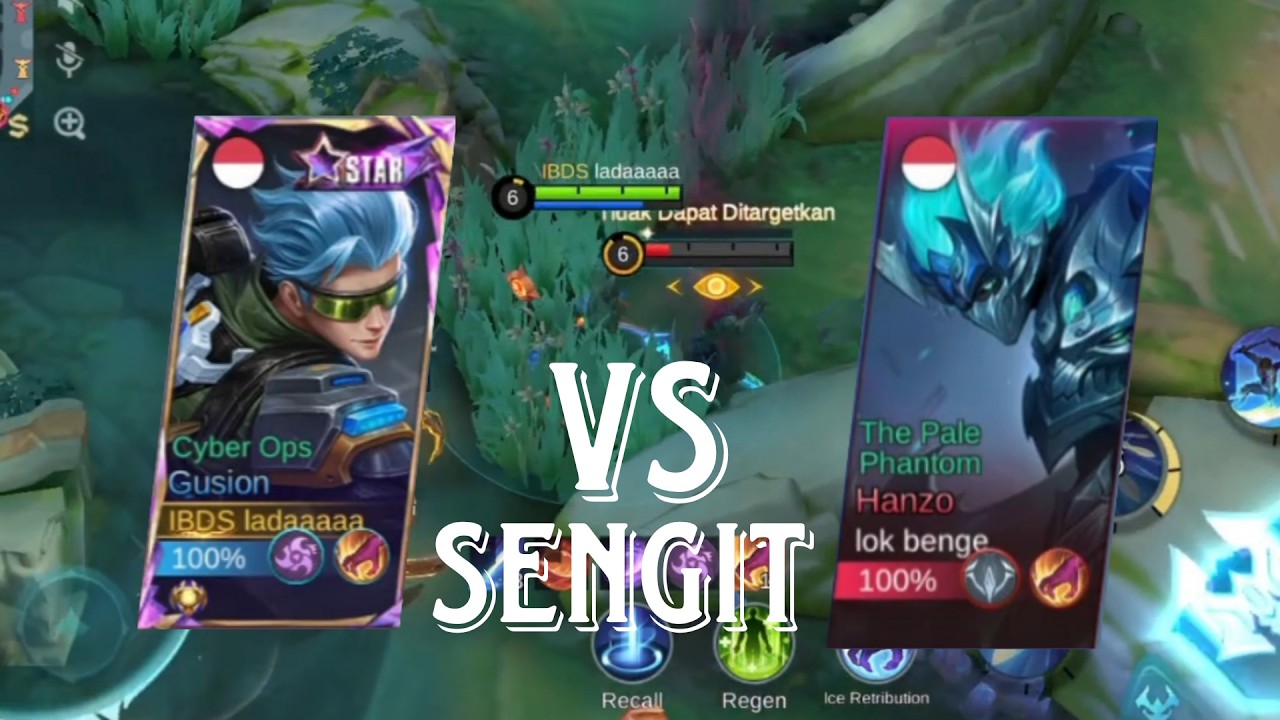 Gusion lawan Hanzo, Begini caranya !!!
