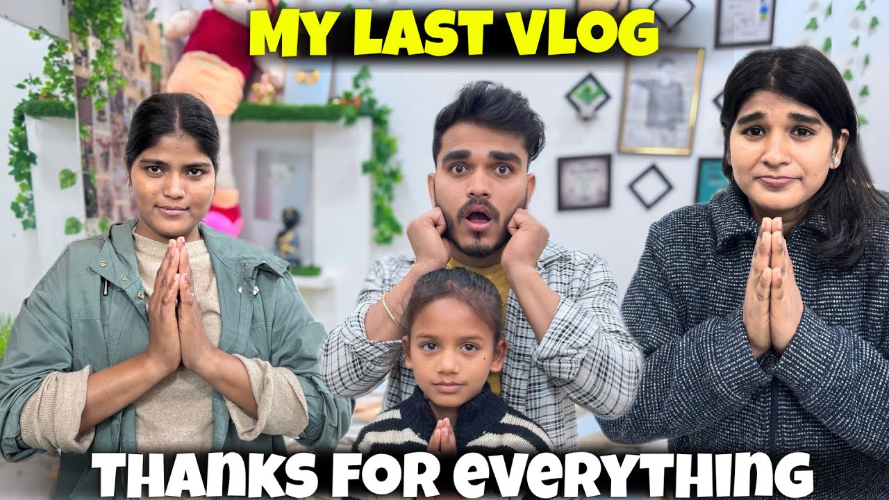 My last vlog 🙏🥹 | thanks for everything | #dheerajkevlogs 