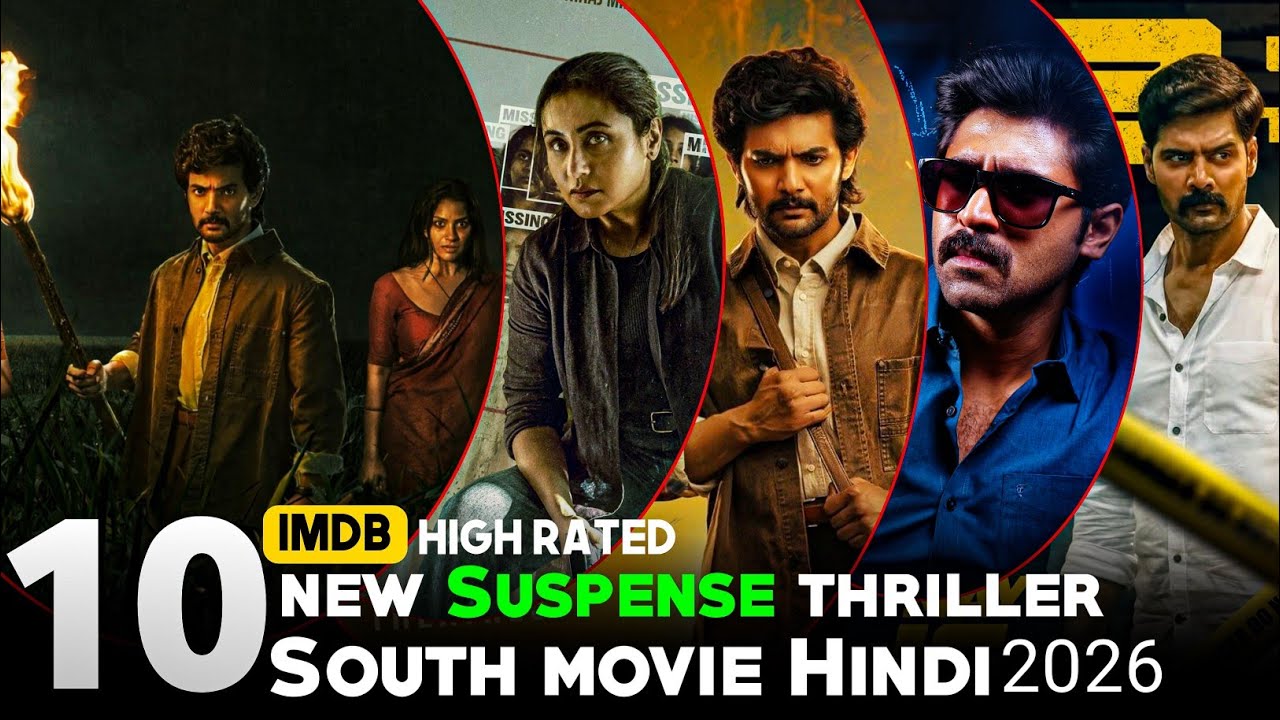Top 10 new south indian suspense thriller movies in hindi 2025 | south investigation thriller movies