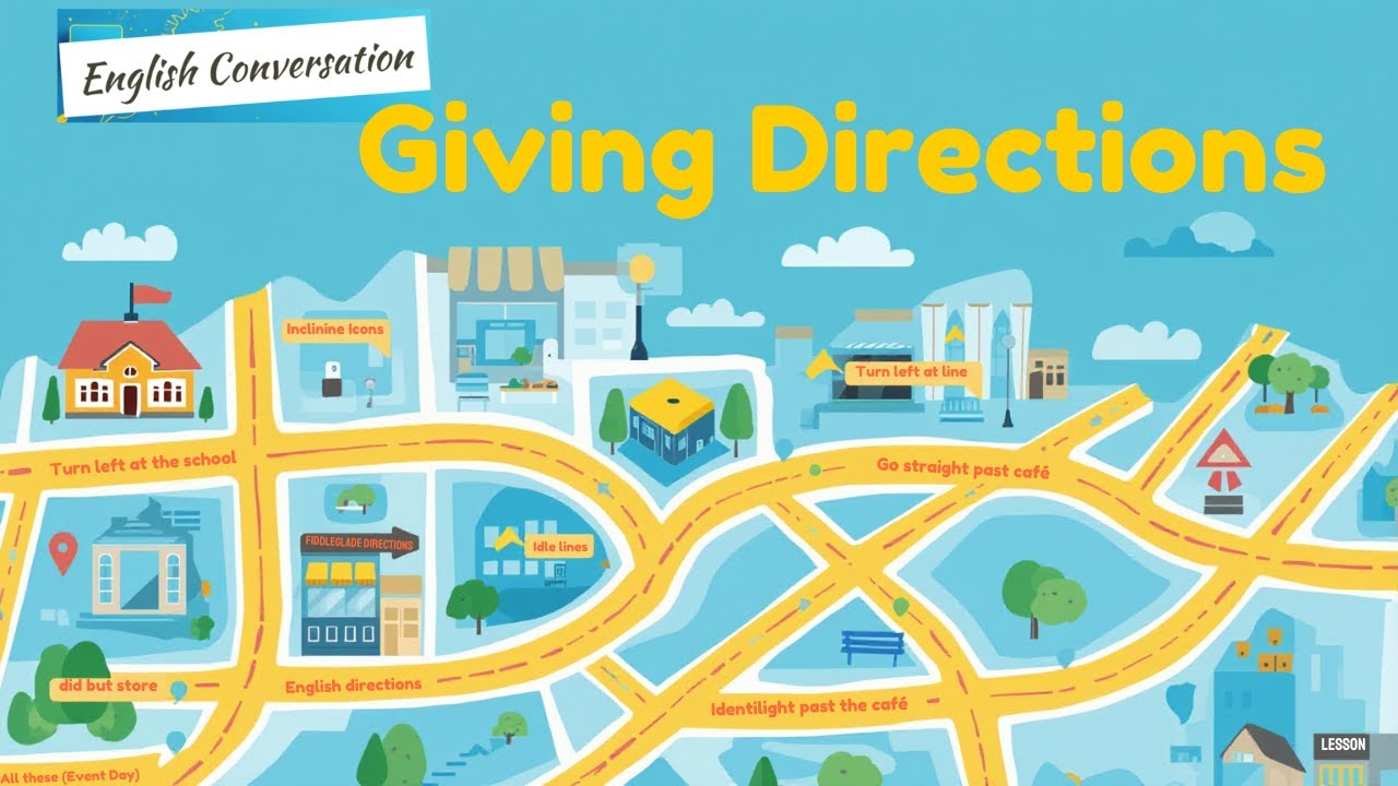 Giving directions in English | Simple Phrases You Need for Everyday Conversations