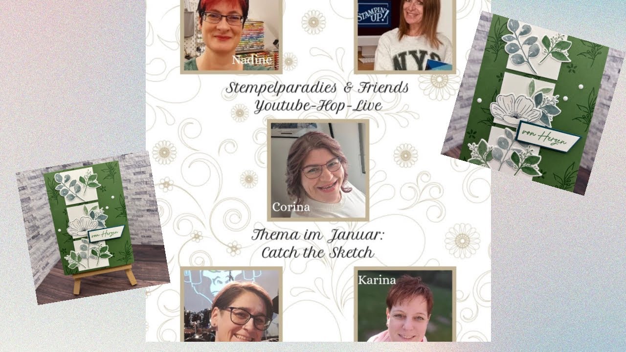 Catch the Sketch I Stempelparadies & Friends YouTube LiveHop I mit @Mariele_makes als mein Gast