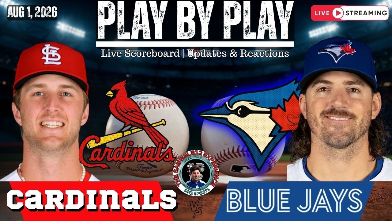 🧢 St.Louis Cardinals vs Toronto Blue Jays | LIVE MLB Play by Play and Reactions!