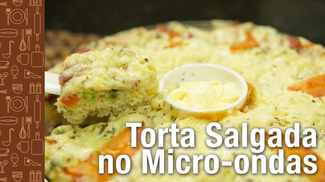 Torta Salgada no Micro-ondas | Cozinha da Cátia