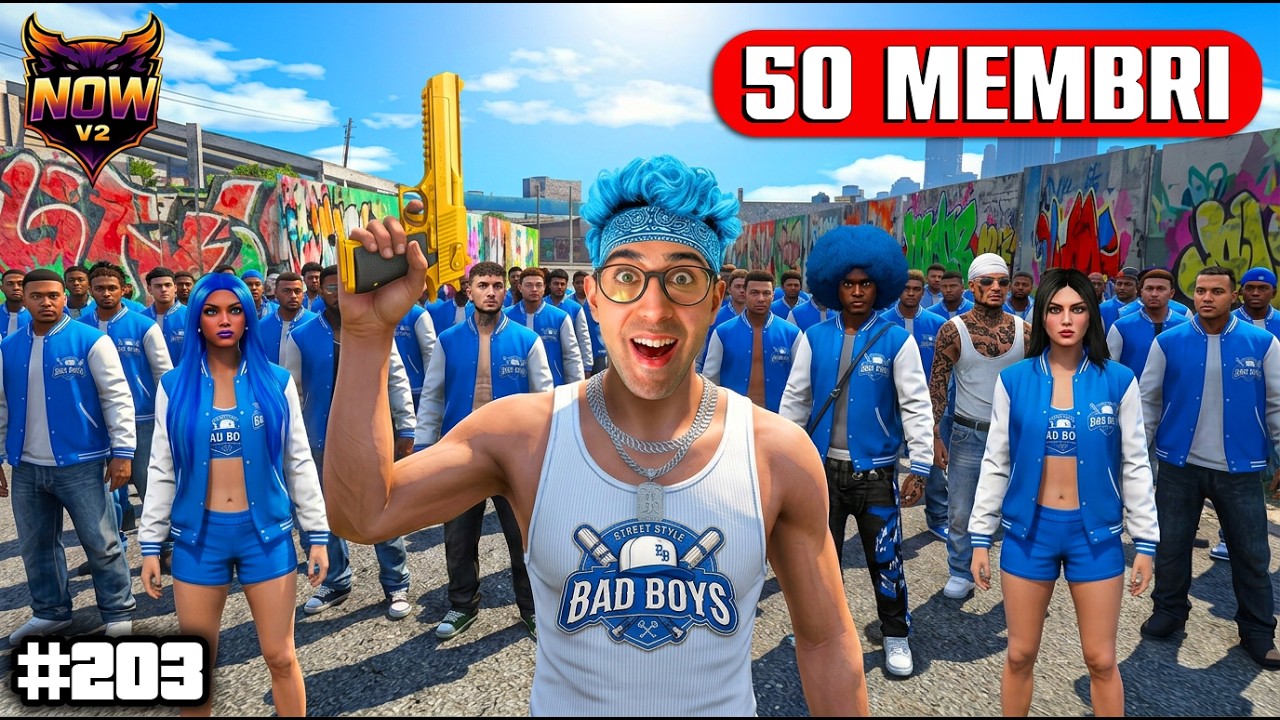 TEKNOYD DIVENTA il BOSS dei BADBOYS con 50 MEMBRI su GTA 5 RP (TEKTEK EP.203)