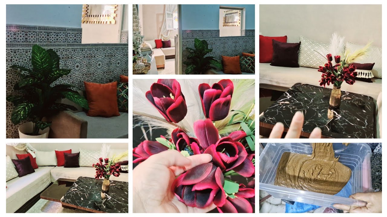 غيرت فراش داري بافكار بسيطة /هدا احسن ثوب ديال الكنابي/ وجدت سفوف رمضان 0764859583