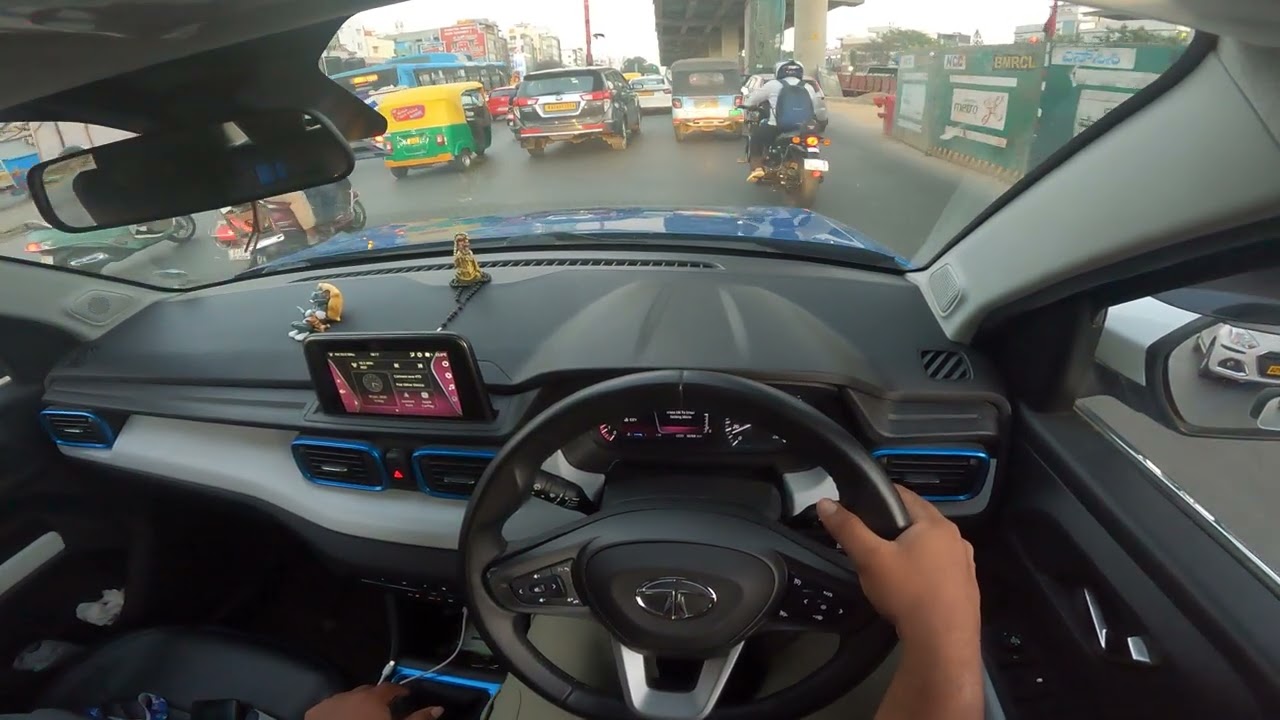 Tata Punch Evening Drive in Bangalore 🌆 | Real City Traffic & Pure Driving Vibes