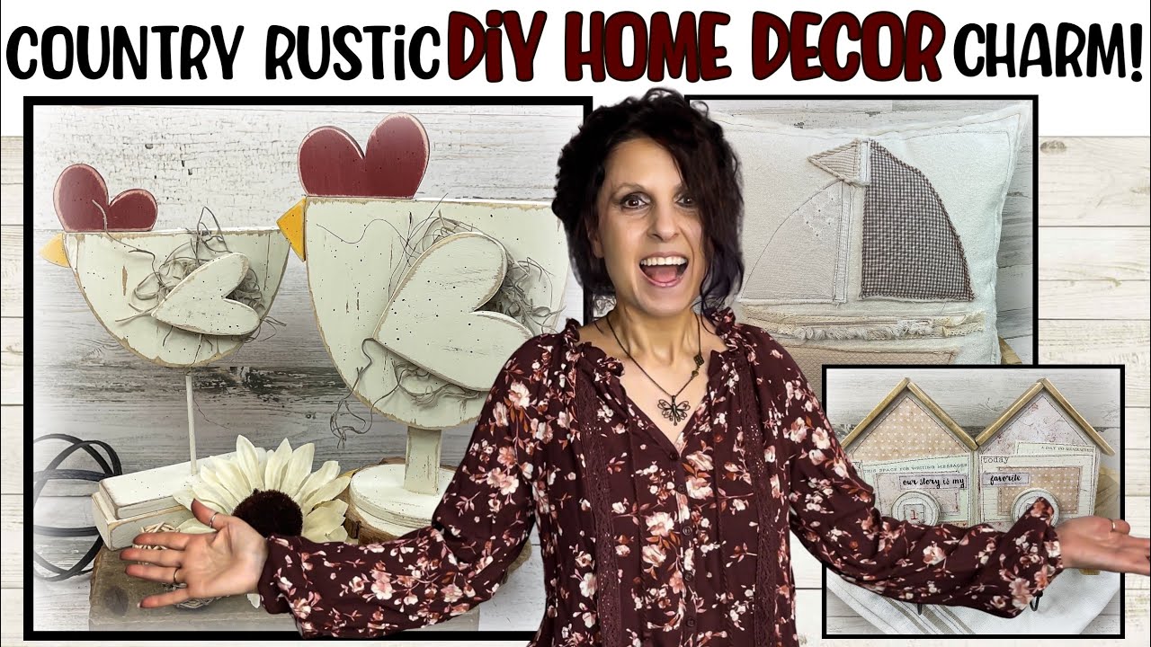 Crafting Everyday Charm! DIY Country Rustic Style Projects For Your Home Decor | DIY Home Crafts
