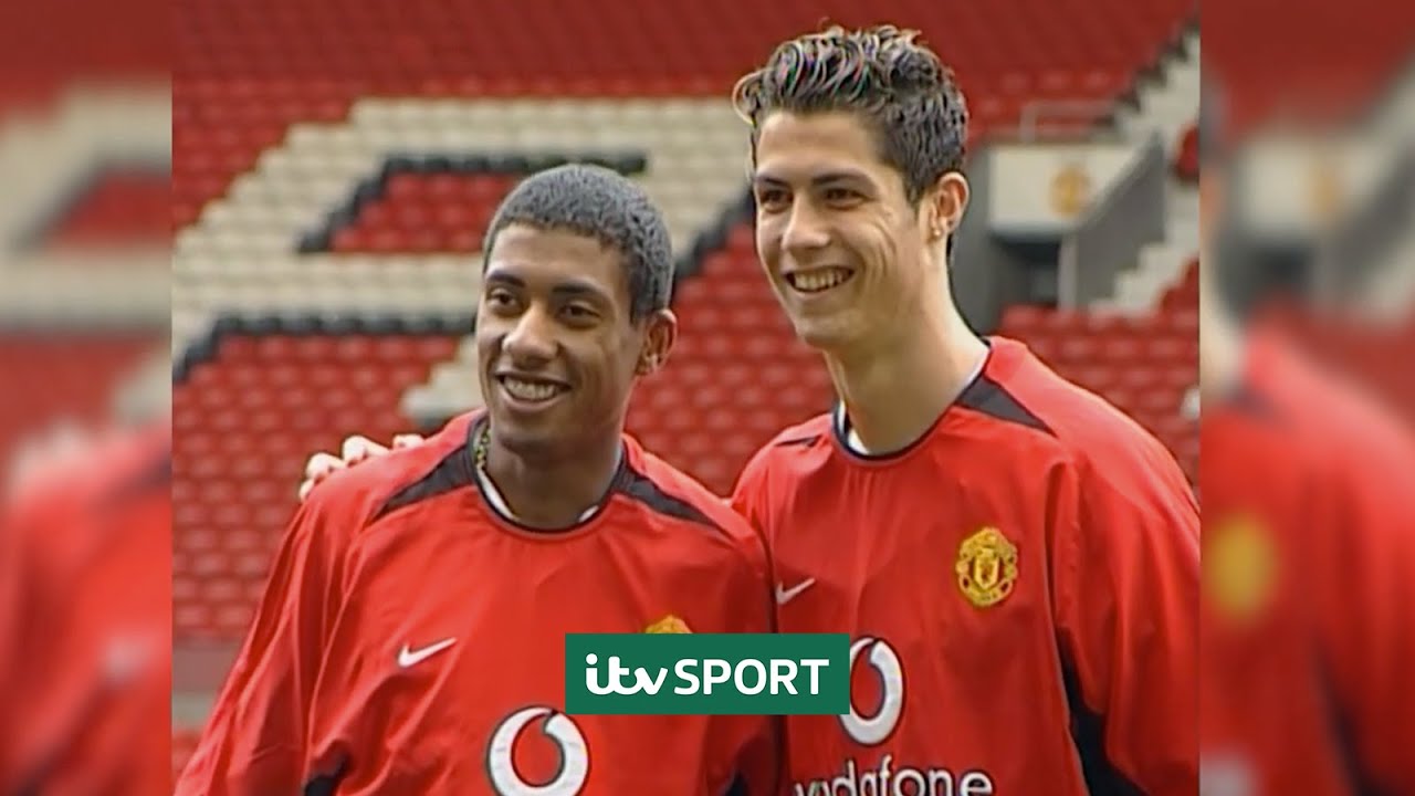 When Cristiano Ronaldo was presented at Old Trafford in 2003 | ITV Sport Archive