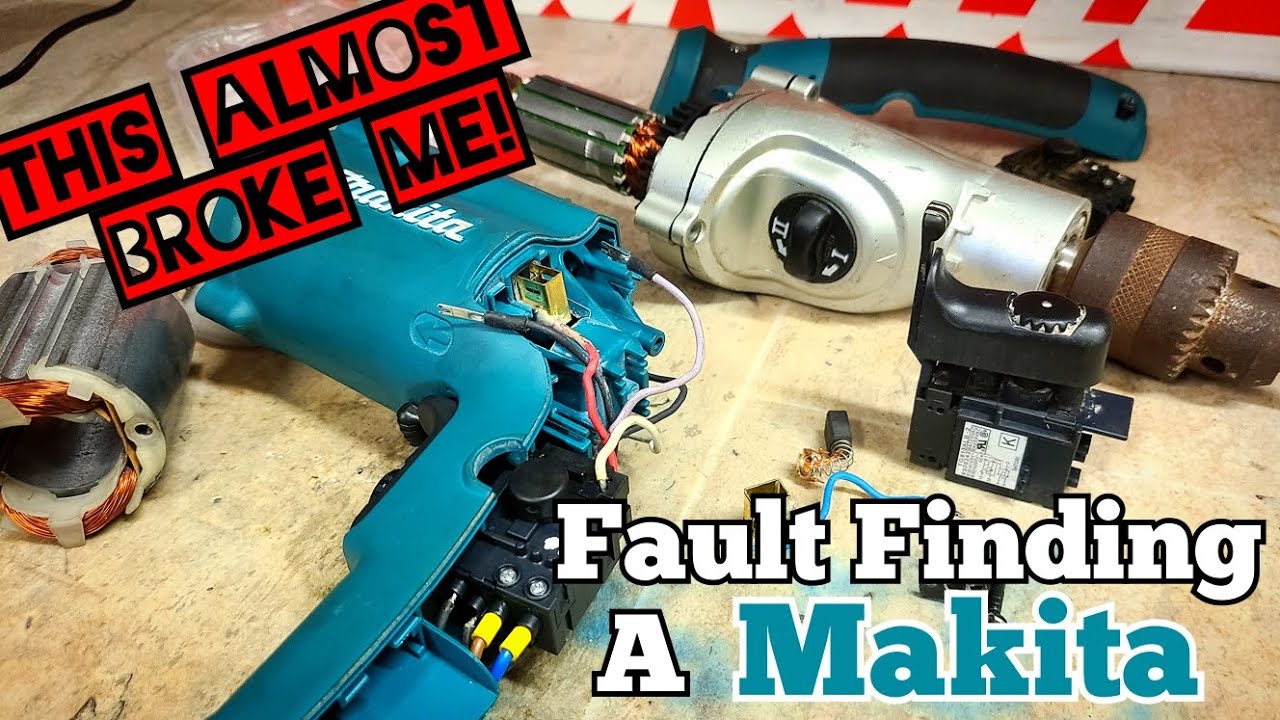 Fault Finding and Repairing A Makita HP2050. This one very nearly broke me, I was about to give up.