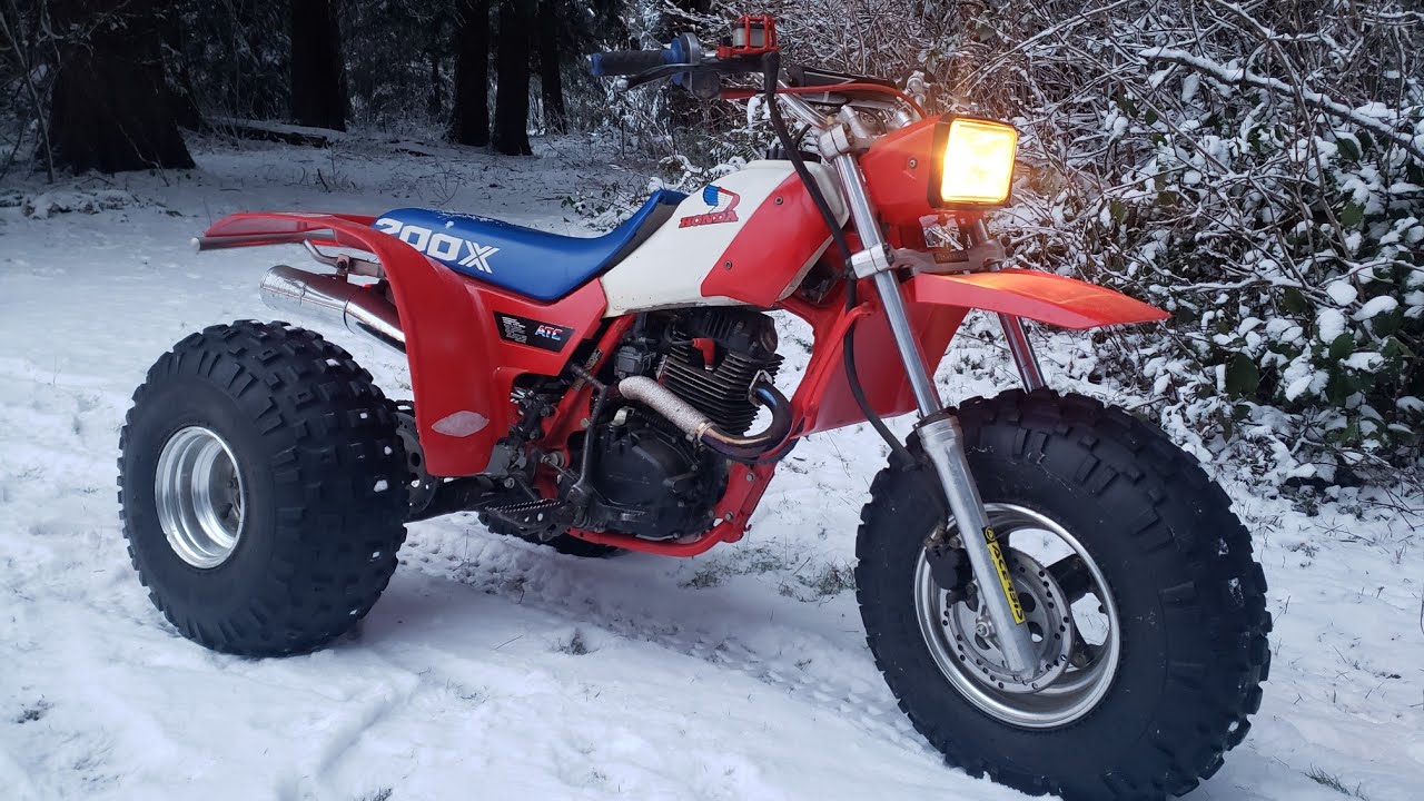 What the?!........That's not a chainsaw!! Beloved 1985 Honda ATC 200X Three wheeler