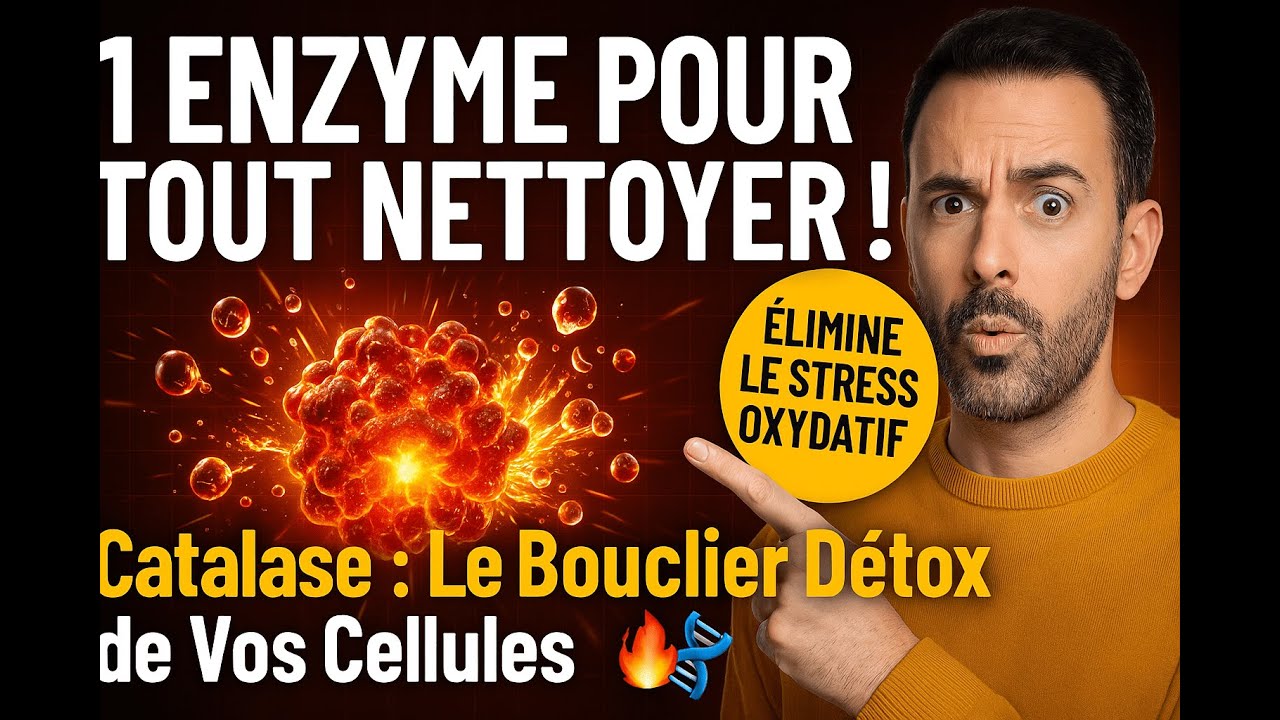 1 ENZYME POUR TOUT NETTOYER !Catalase : Le Bouclier Détox de Vos Cellules 🔥🧬