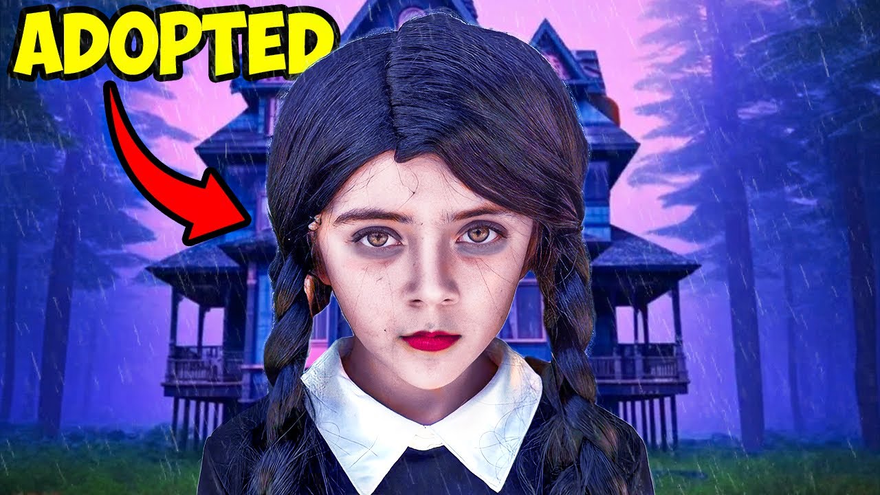 I ADOPTED WEDNESDAY ADDAMS!**Shocking**