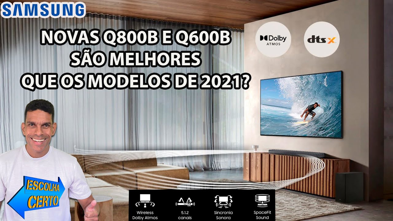 SOUNBAR Q800B E Q600B X Q800A E Q600A COMPARATIVO TÉCNICO