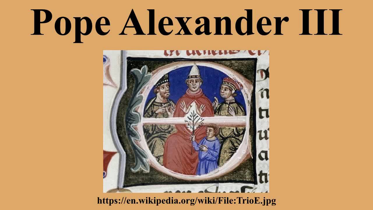 Pope Alexander III