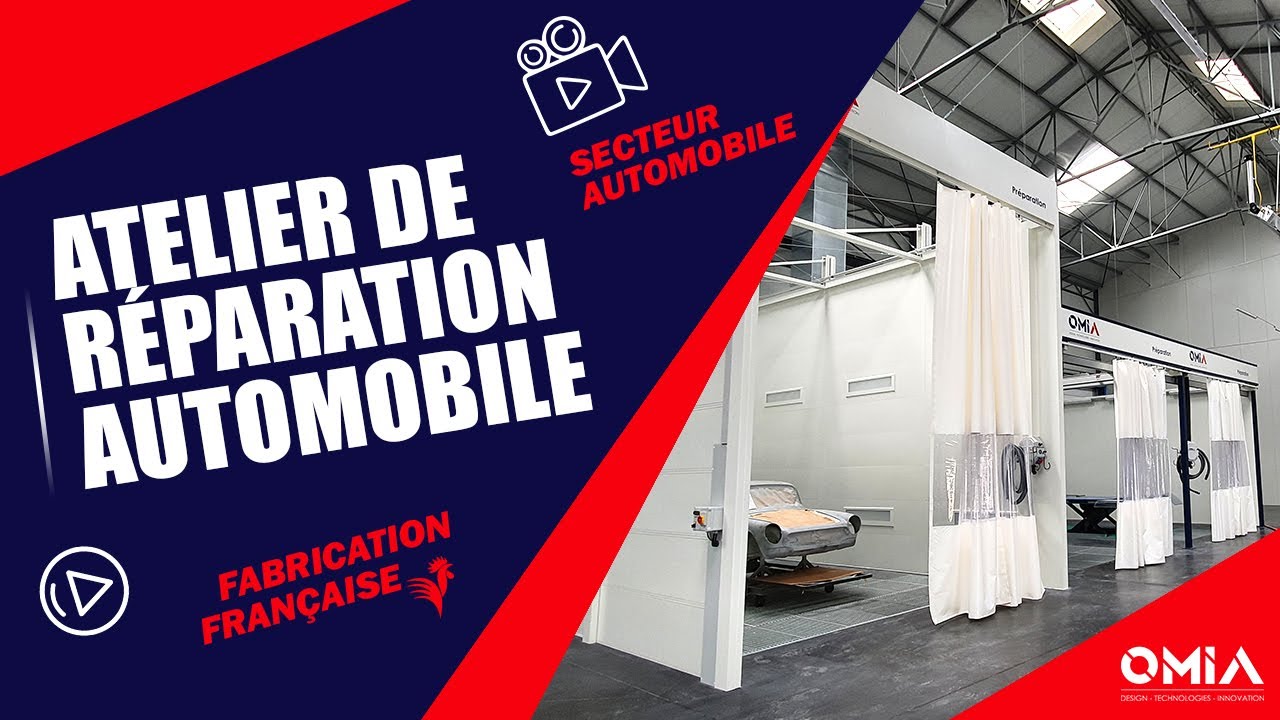Atelier de réparation automobile Vl, VUL, PL - équipements OMIA
