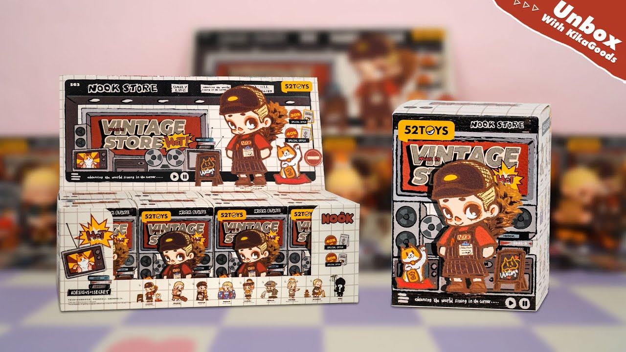 Unboxing Nook in Vintage Store Series Blind Box #kikagoods #unboxing #asmr #blindbox #doll #kawaii