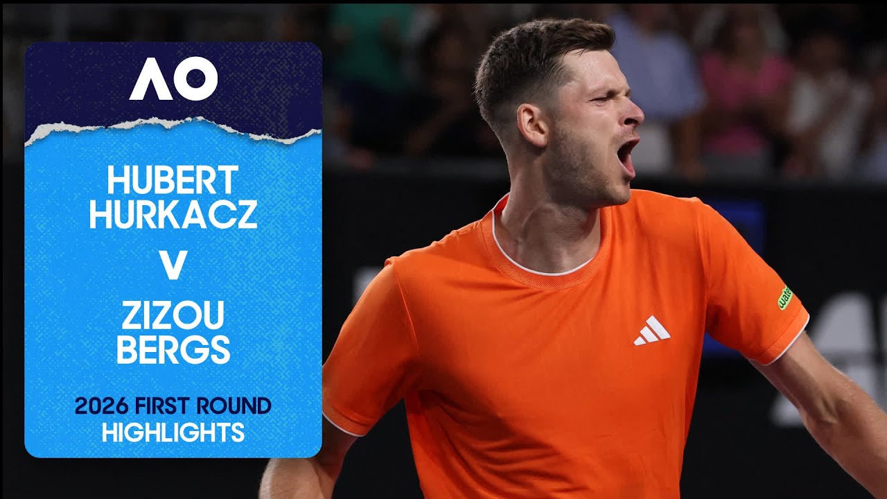 Hubert Hurkacz v Zizou Bergs Highlights | Australian Open 2026 First Round