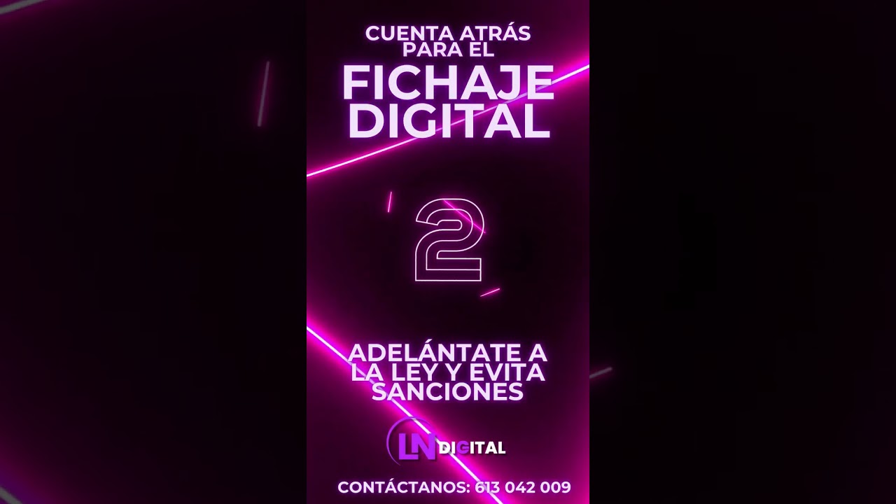Fichaje Digital - cuenta atras