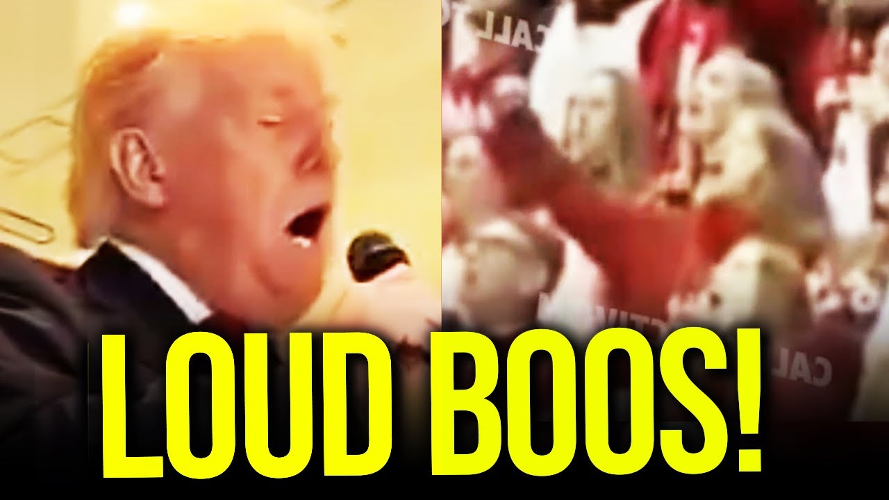 Trump Brutally BOOED&hellip; Realizes EVERYONE HATES Him