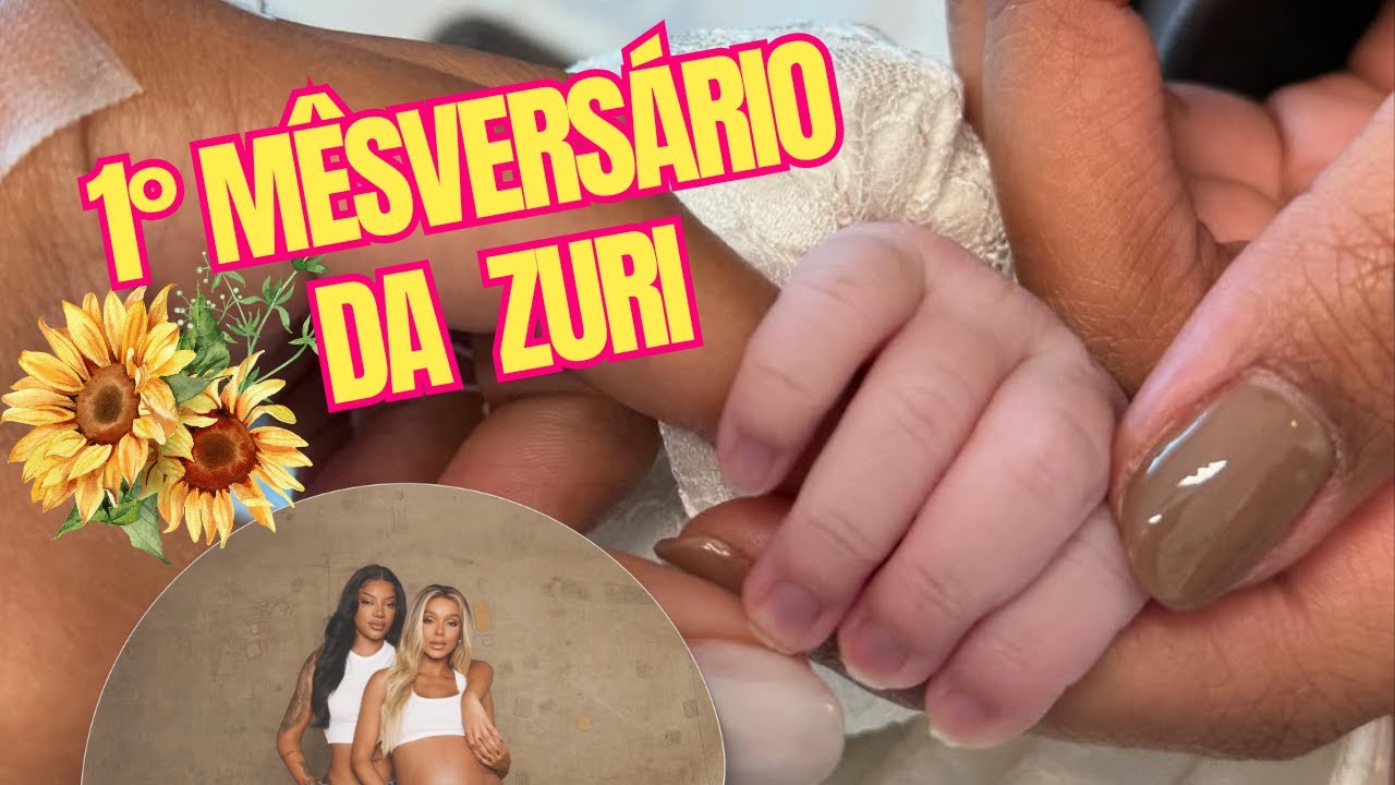 🚨ALERTA DE FOFURA! Ludmilla e Brunna Mostram a Festa do 1º Mesversário da Bebê Zuri! 🍼🌻