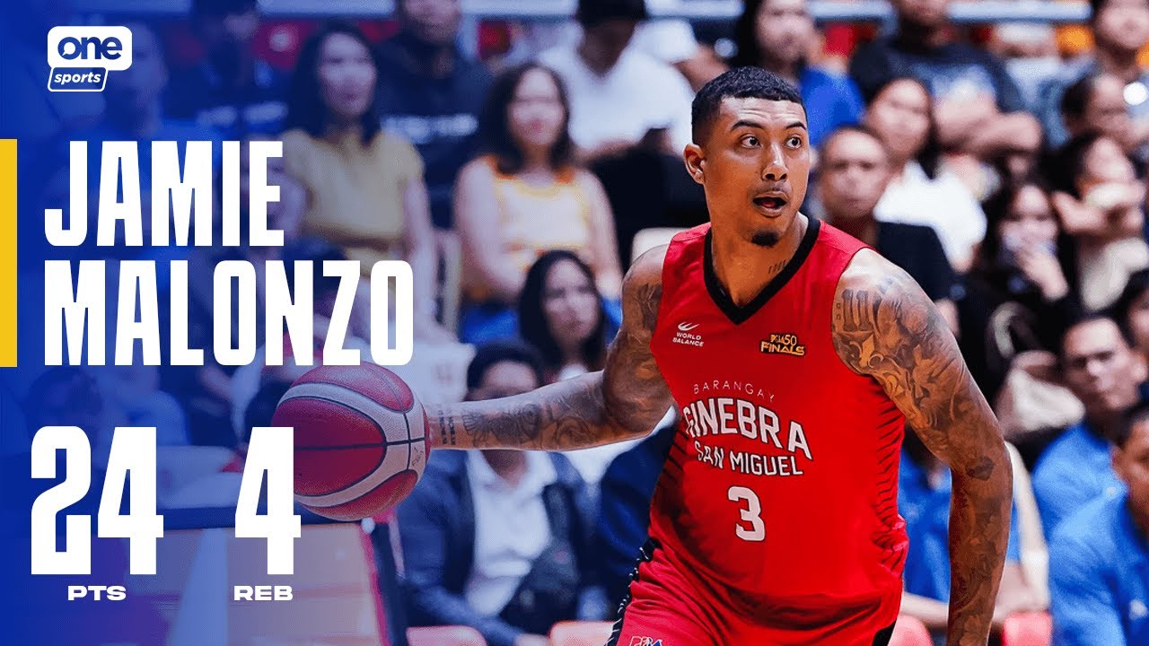 Jamie Malonzo STEPS UP BIG with 24 PTS for Brgy Ginebra vs. TNT 🎯 | PBA SEASON 49 COMMISSIONER'S CUP