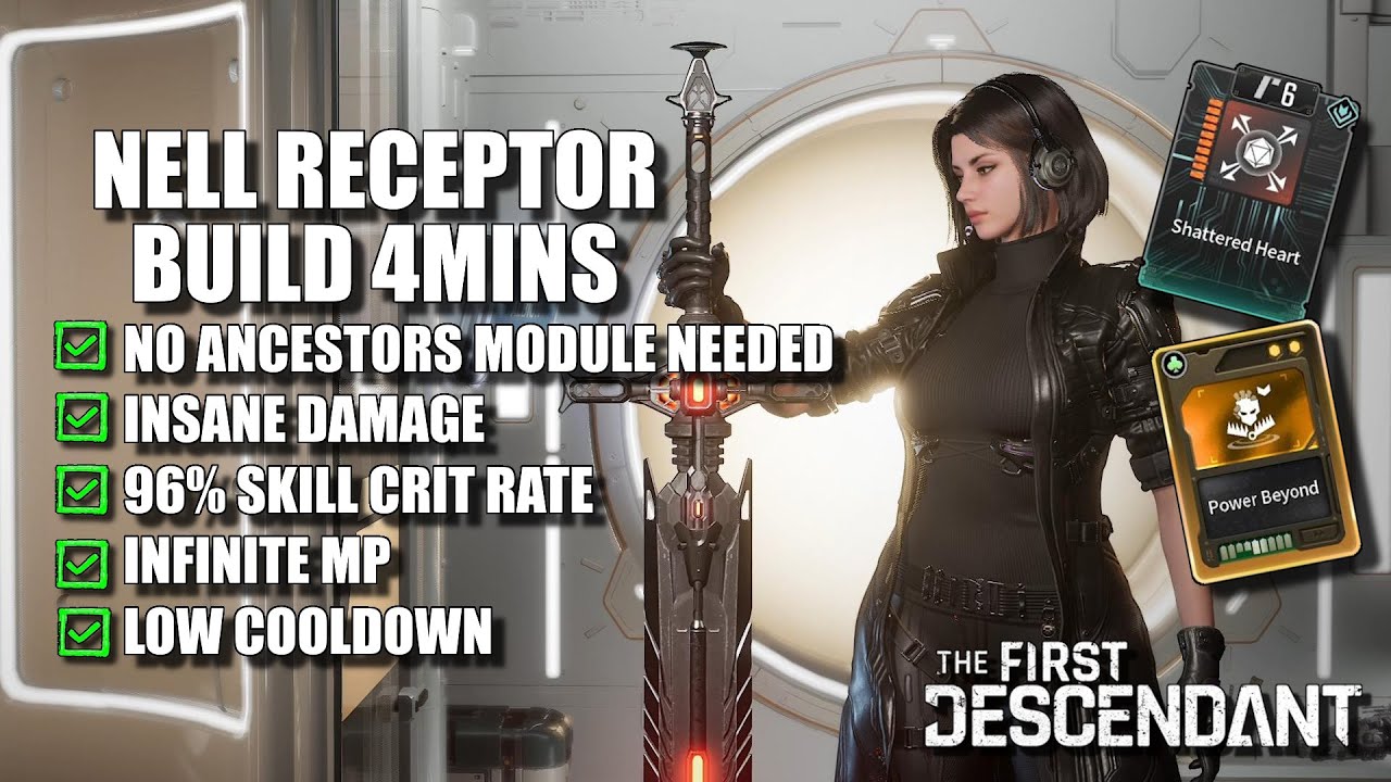 Nell Supermassive Receptor Build 4 mins Run | The First Descendant