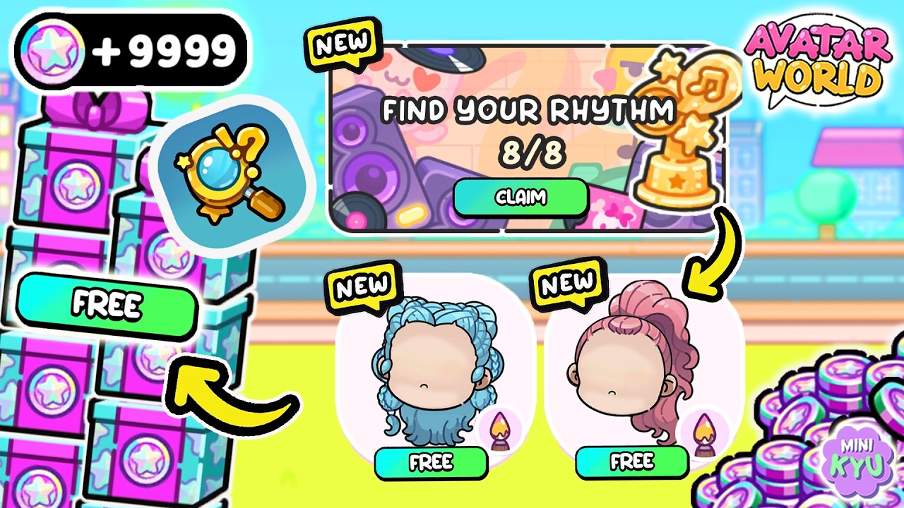⚠️ GET FREE COINS 💰 Claim It Now ‼️ FIND YOUR RHYTHM SECRETS | AVATAR WORLD PAZU 🌎